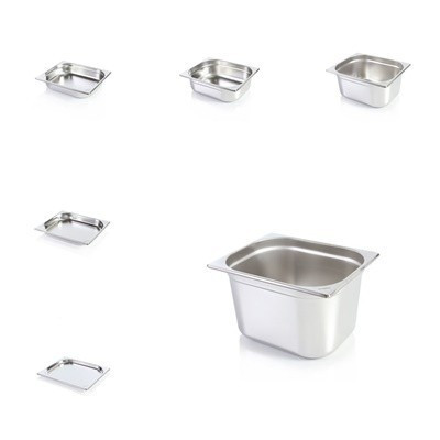 Gn edény - Gastronorm 1/2 edény