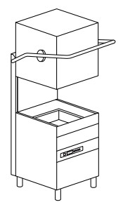 Kalapos mosogatógép - Dihr HT 12 ELECTRON H+