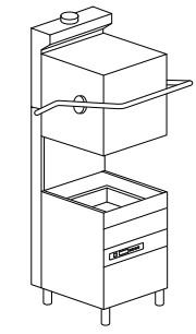 Kalapos mosogatógép - Dihr HT 12 Electron Plus HR H+