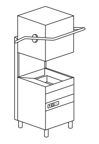 Kalapos mosogatógép - Dihr HT 14 Optima