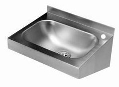 Fali kézmosó - csaptelep nélkül, keskeny takaróborítással