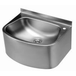   Fali kézmosó - csaptelep nélkül, takaróborítással, gömbölyített