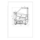 Fagylaltpult - K1 MAGNUM 18 tégelyes