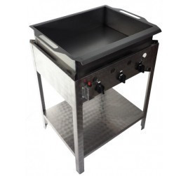 Lángossütő - fánksütő gázüzemű 3 égős álló acélserpenyővel PB