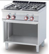 Ipari gáztűzhely - Lotus PC-78GP 4 égős