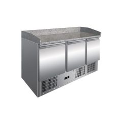 Pizzapult - 3 ajtós hűtött gránit fedlappal