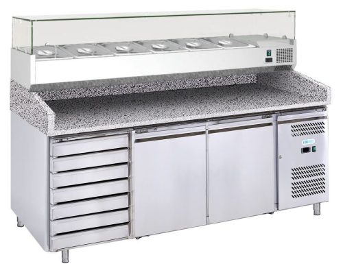 Pizzapult - Forcold PZ2610TN-FC hűtött