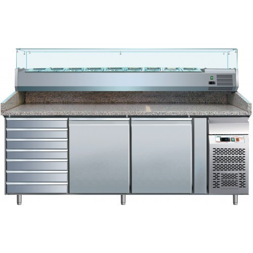 Pizzapult - Forcar PZ2610TN hűtött