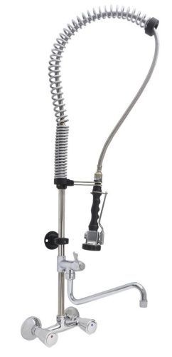 Csaptelepek és zuhanyok - Fali zuhany kétgombos csapteleppel és kifolyóval