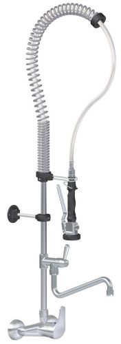 Csaptelepek és zuhanyok - Fali zuhany karos csapteleppel és kifolyóval