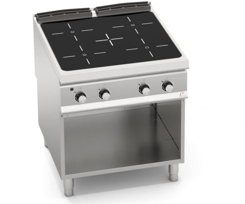 Villanytűzhely - Berto's SE9P4MP/VTR 4 főzőfelületes, álló, infravörös