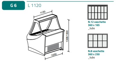 Fagylaltpult FB Ranieri Sintesi II Atto G6