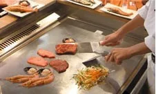 Teppanyaki grill - CASTA gázüzemű  4 fűtőegységgel