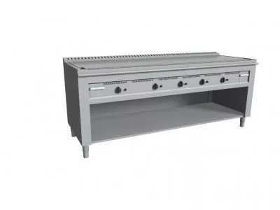 Teppanyaki grill - CASTA gázüzemű  5 fűtőegységgel