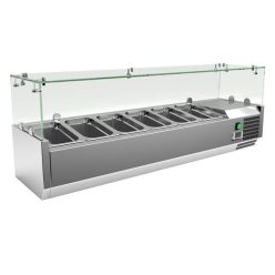 Feltéthűtő - 6xGN1/4, 140 cm