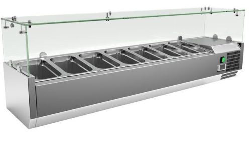 Feltéthűtő - 7xGN1/4, 150 cm