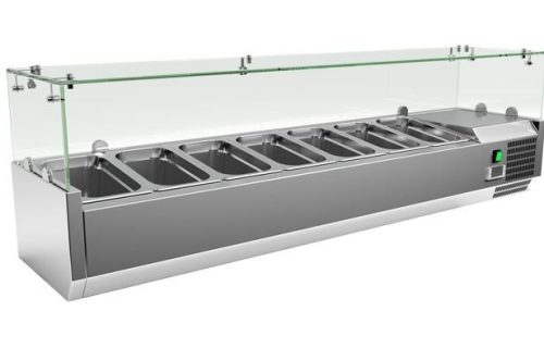 Feltéthűtő - 7xGN1/4, 160 cm