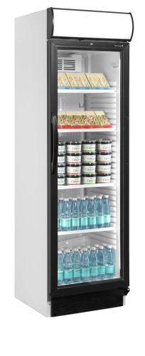 Üvegajtós hűtőszekrény - Tefcold CEV425CP 2