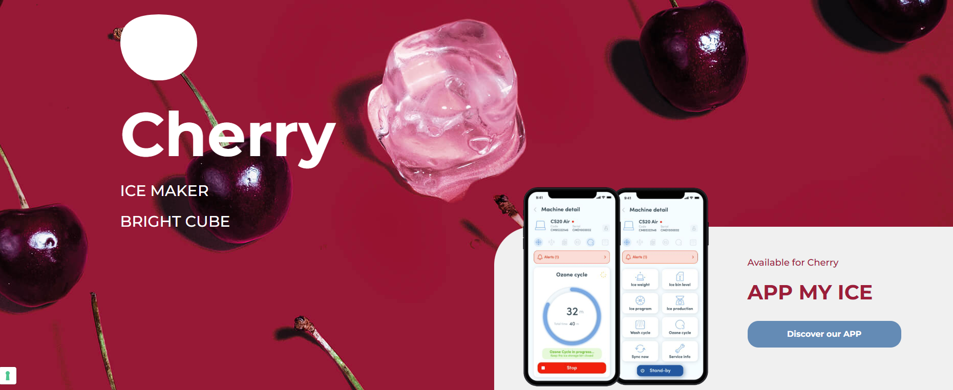 Válasszon ICEMATIC jéggépet ízesített jégkocka funckióval