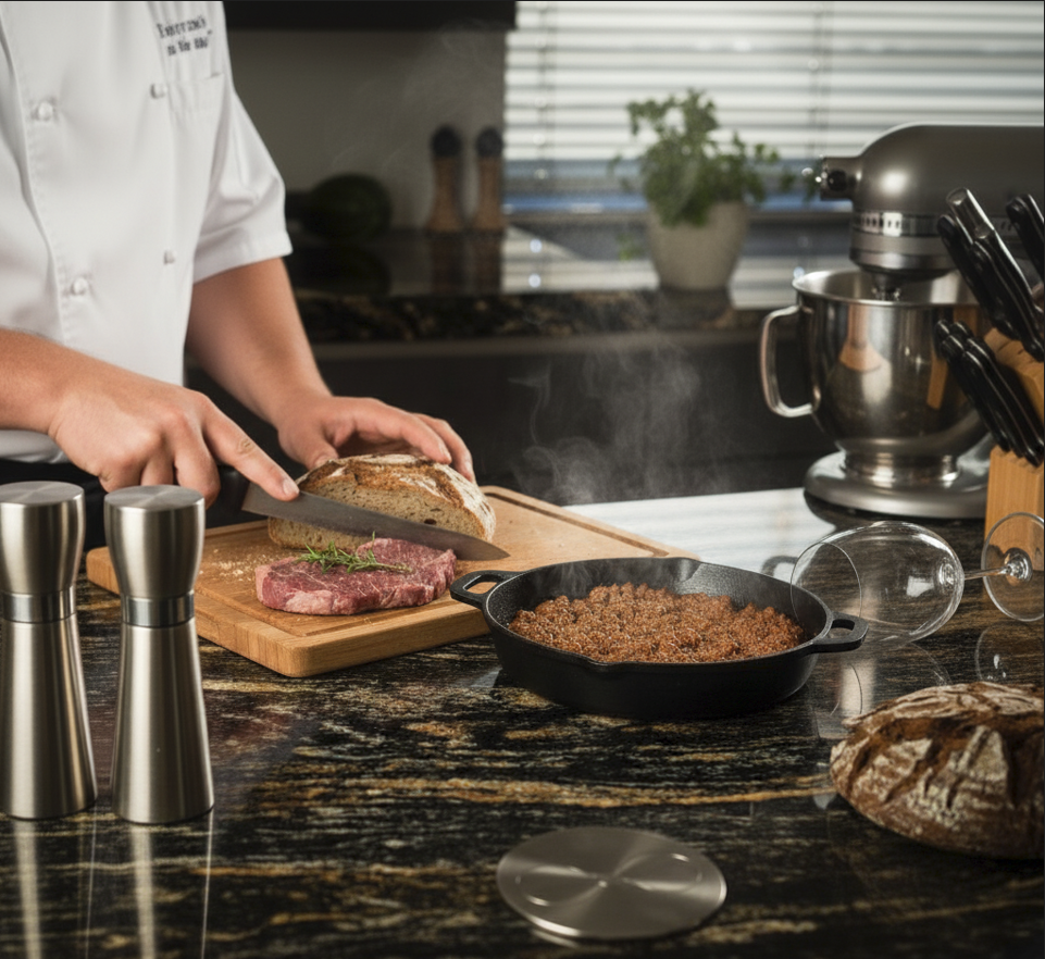 Gránit  munkalap vendéglátásba