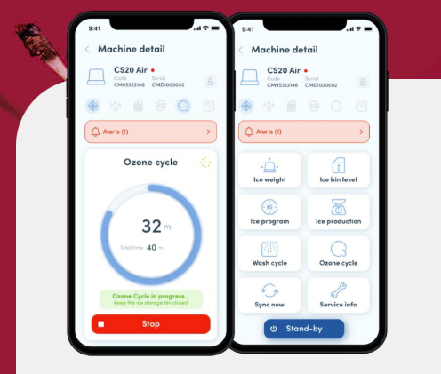 MYICE applikáció az ízesített jégkockák készítéséhez